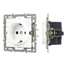 Изображение Механизм электрической розетки SCT-GP-MEU-PL-WH (250V, 16A) (Arlight, -)